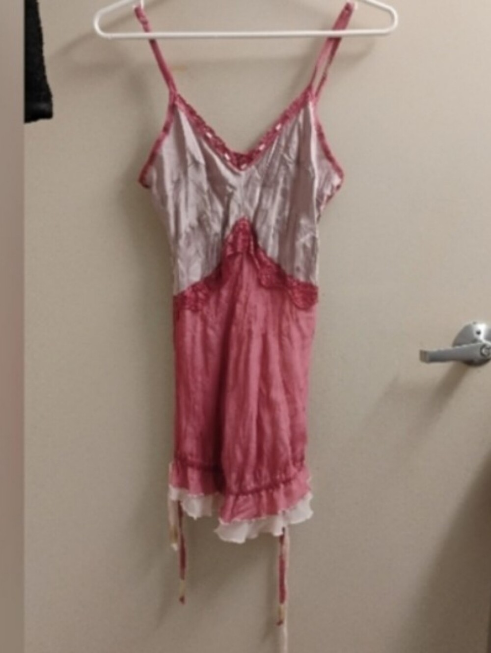 Vintage 2000s VM Pink Cami Style Fairy Tunic Top Fits Sz XS